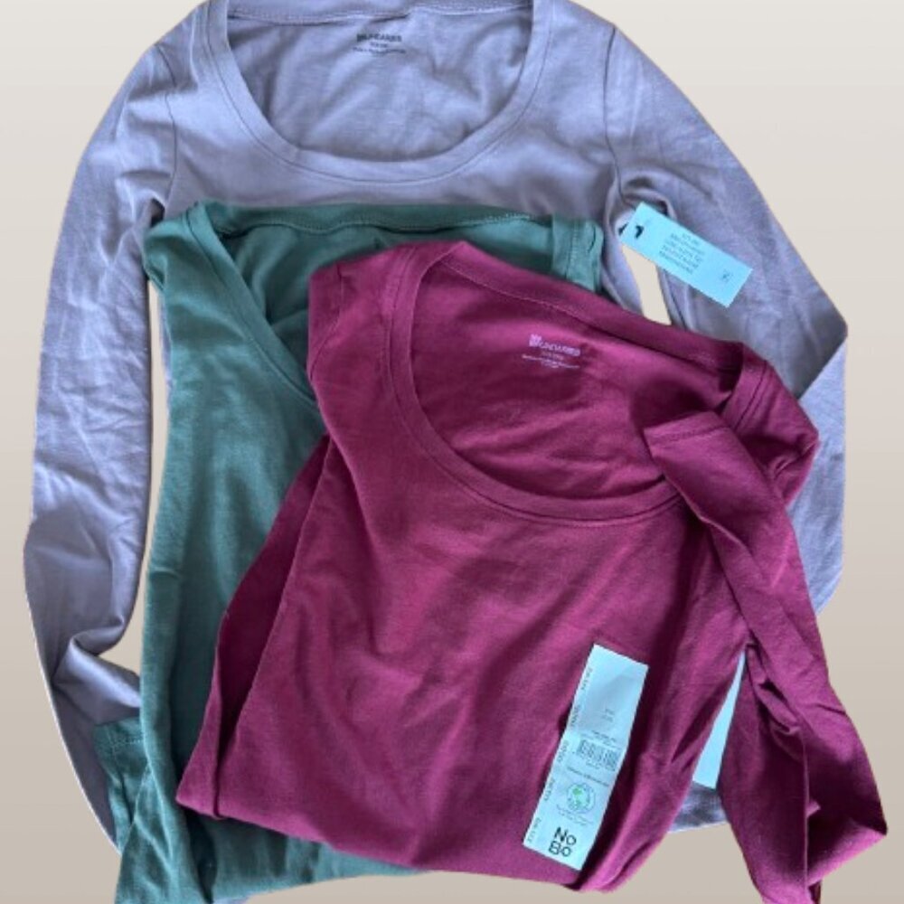 Set of three women's long sleeve  Size XXS - NWT (B25)